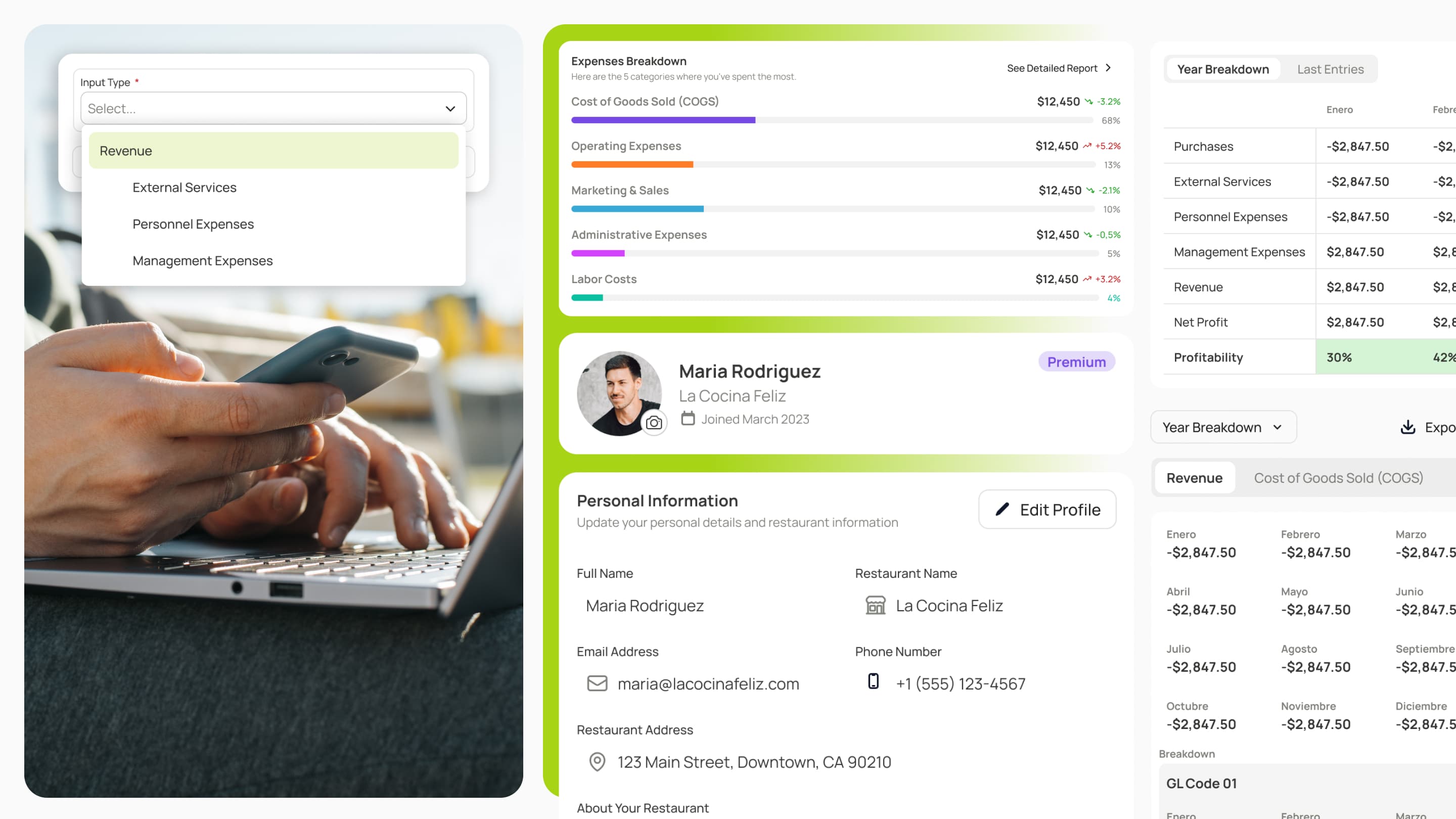 UMA — visión general del producto: captura por WhatsApp y dashboard web