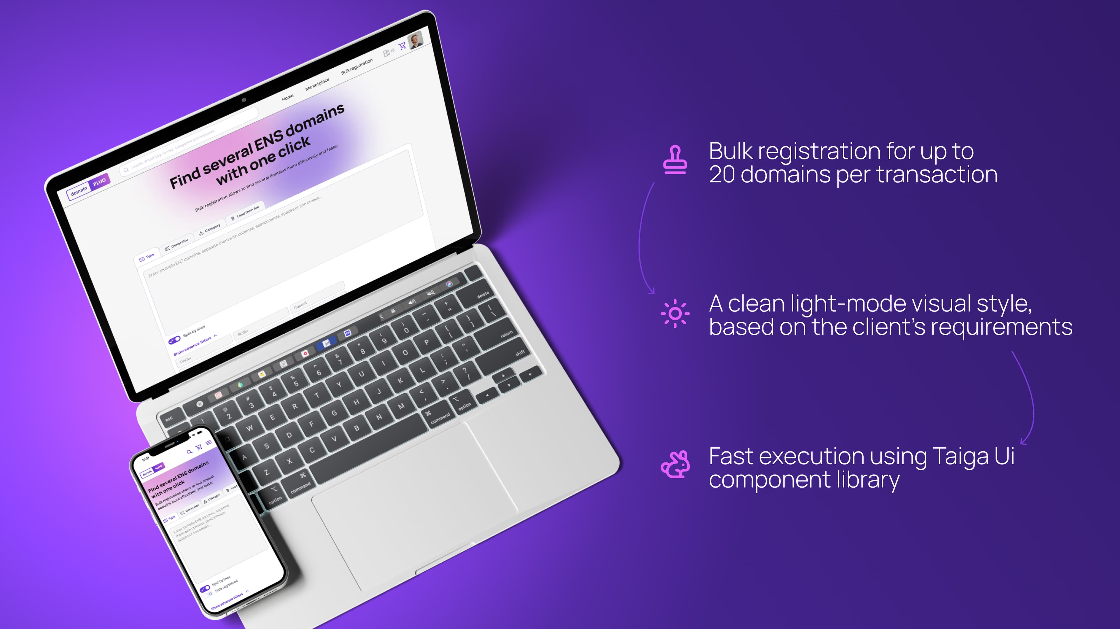 Problem comparison — one-by-one vs bulk registration