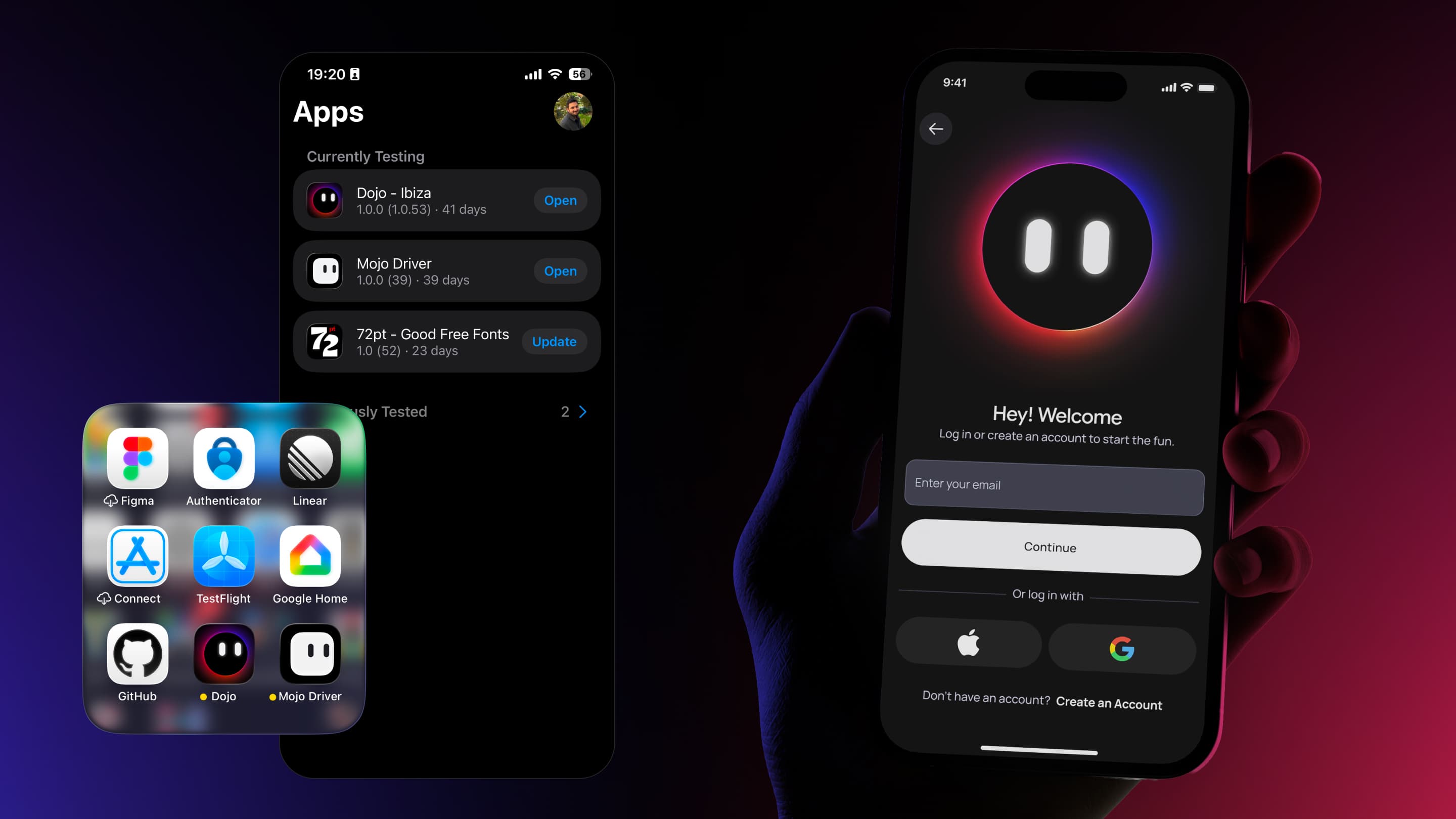 helloDojo Customer App — TestFlight beta with three interaction modes live